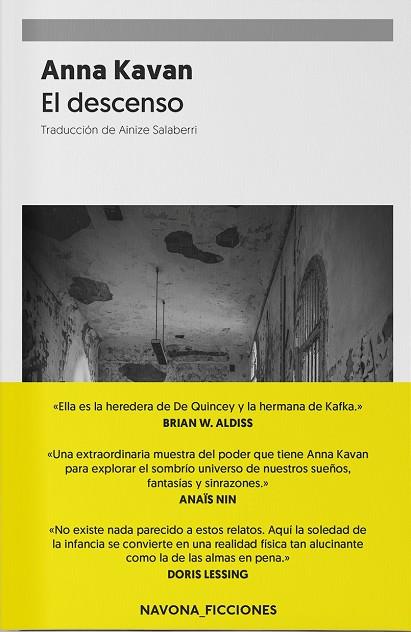 EL DESCENSO | 9788417181994 | KAVAN, ANNA | Llibreria Online de Vilafranca del Penedès | Comprar llibres en català