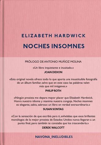 NOCHES INSOMNES | 9788417181284 | HARDWICK, ELIZABETH | Llibreria Online de Vilafranca del Penedès | Comprar llibres en català