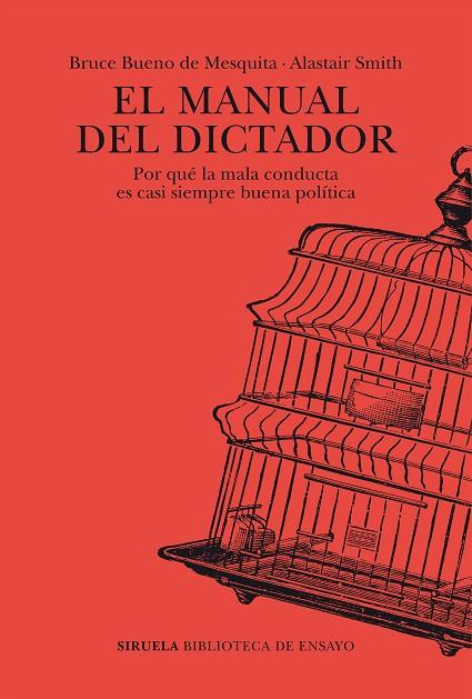 EL MANUAL DEL DICTADOR | 9788418859786 | BUENO DE MESQUITA, BRUCE/SMITH, ALASTAIR | Llibreria Online de Vilafranca del Penedès | Comprar llibres en català