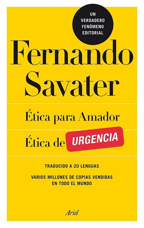 ÉTICA PARA AMADOR / ÉTICA DE URGENCIA ( PACK ) | 9788434422421 | SAVATER, FERNANDO | Llibreria L'Odissea - Libreria Online de Vilafranca del Penedès - Comprar libros