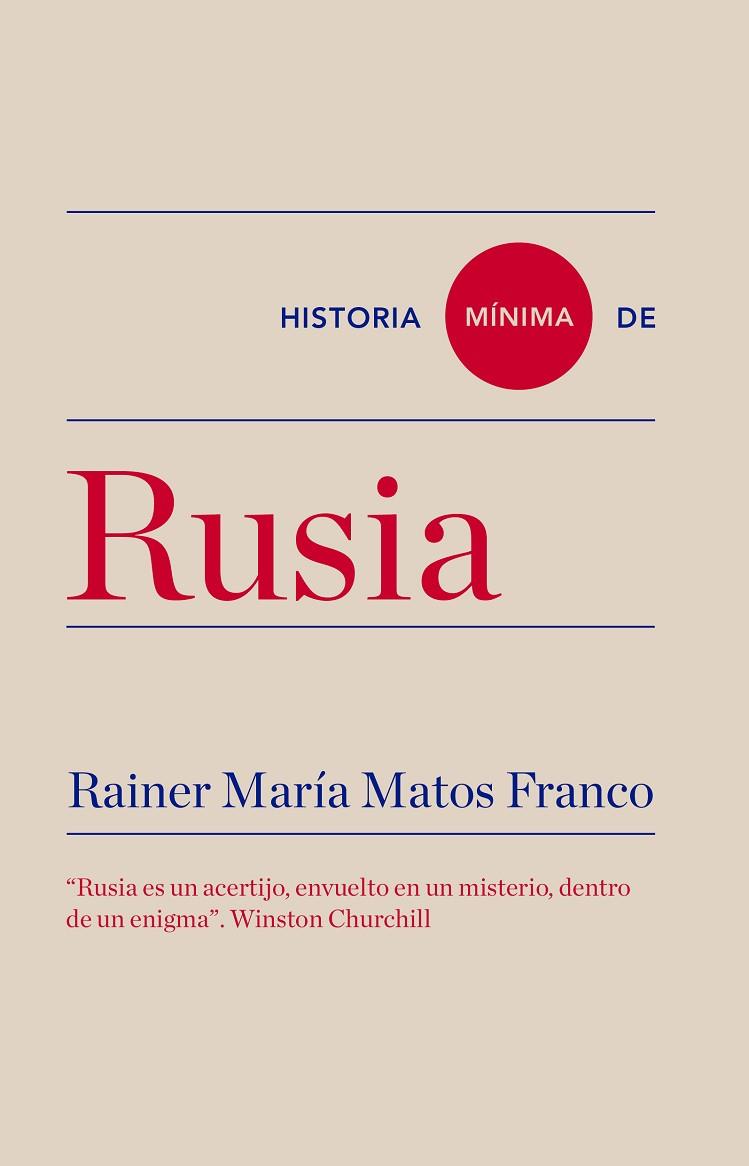 HISTORIA MÍNIMA DE RUSIA | 9788417141615 | MATOS FRANCO, RAINER MARÍA | Llibreria Online de Vilafranca del Penedès | Comprar llibres en català