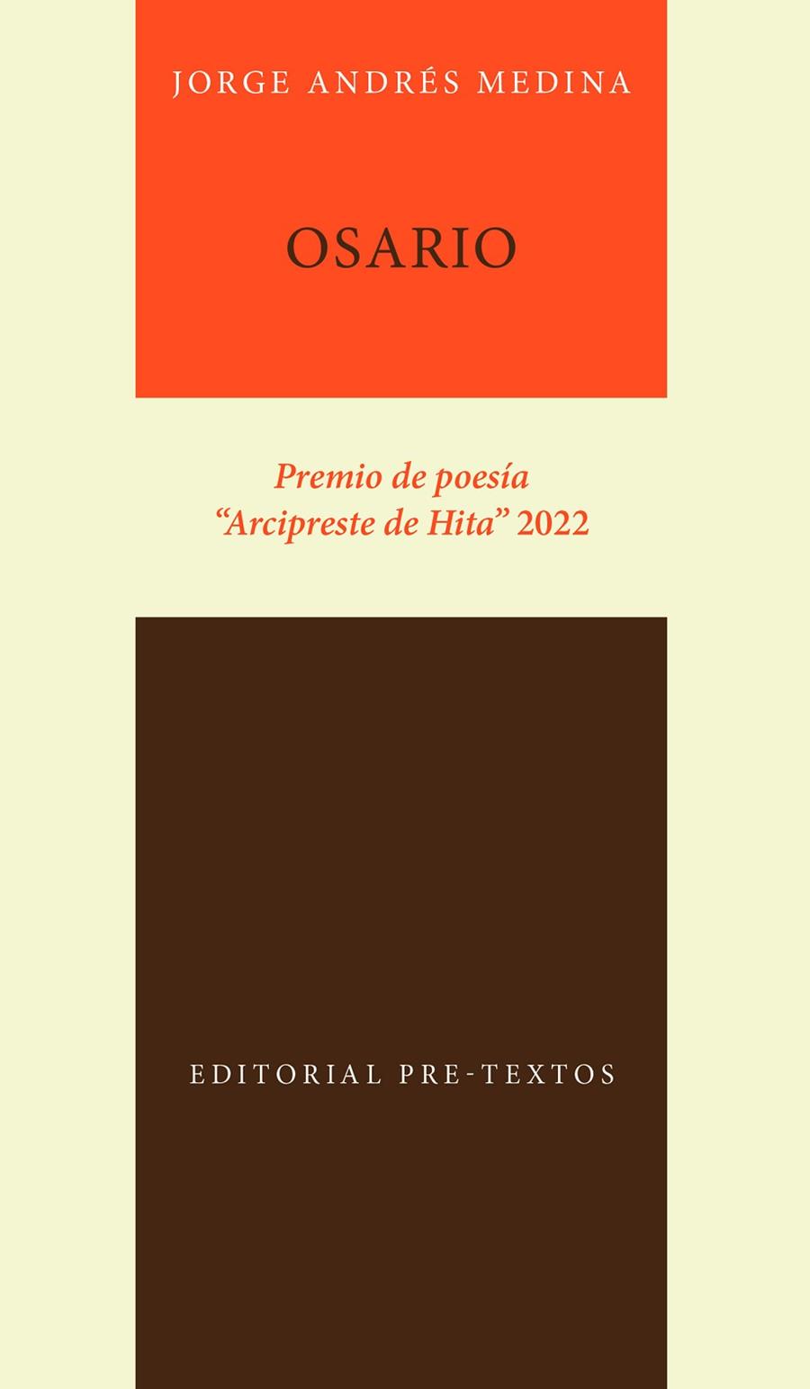 OSARIO | 9788419633286 | ANDRÉS MEDINA, JORGE | Llibreria Online de Vilafranca del Penedès | Comprar llibres en català