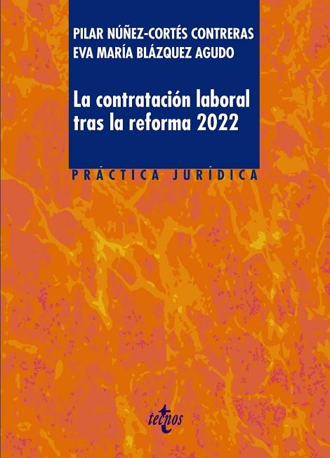 LA CONTRATACIÓN LABORAL TRAS LA REFORMA 2022 | 9788430987085 | NÚÑEZ-CORTÉS CONTRERAS, PILAR/BLÁZQUEZ AGUDO, EVA | Llibreria Online de Vilafranca del Penedès | Comprar llibres en català