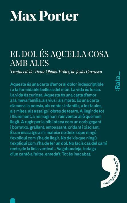EL DOL ÉS AQUELLA COSA AMB ALES | 9788494489143 | PORTER, MAX | Llibreria Online de Vilafranca del Penedès | Comprar llibres en català