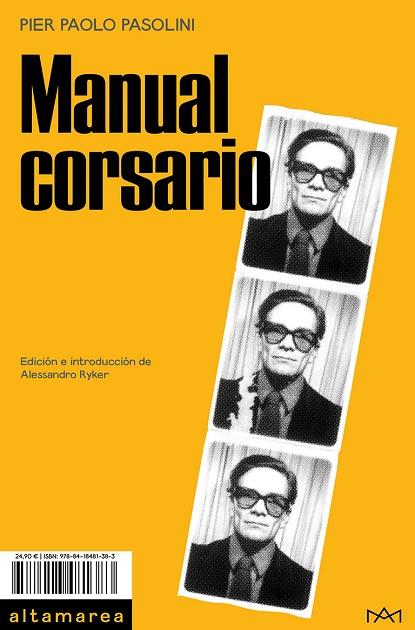 MANUAL CORSARIO | 9788418481383 | PASOLINI, PIER PAOLO | Llibreria Online de Vilafranca del Penedès | Comprar llibres en català