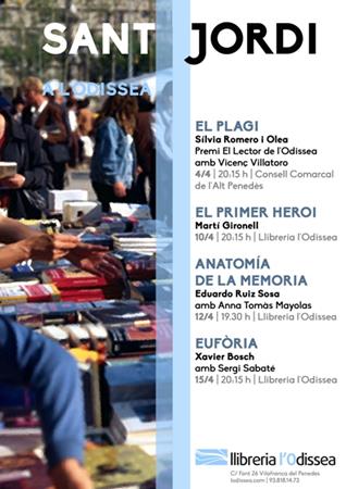 Sant Jordi 2014 a l'Odissea | Llibreria Online de Vilafranca del Penedès | Comprar llibres en català