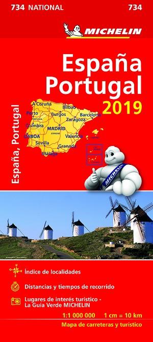 MAPA NACIONAL ESPANYA PORTUGAL 2019 | 9782067236707 | AA VV | Llibreria Online de Vilafranca del Penedès | Comprar llibres en català