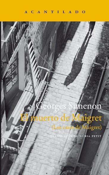 EL MUERTO DE MAIGRET | 9788416748167 | SIMENON, GEORGES | Llibreria Online de Vilafranca del Penedès | Comprar llibres en català