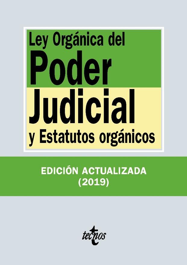 LEY ORGÁNICA DEL PODER JUDICIAL | 9788430977123 | EDITORIAL TECNOS | Llibreria L'Odissea - Libreria Online de Vilafranca del Penedès - Comprar libros