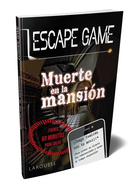 ESCAPE GAME. MUERTE EN LA MANSIÓN | 9788417720537 | LAROUSSE EDITORIAL | Llibreria Online de Vilafranca del Penedès | Comprar llibres en català