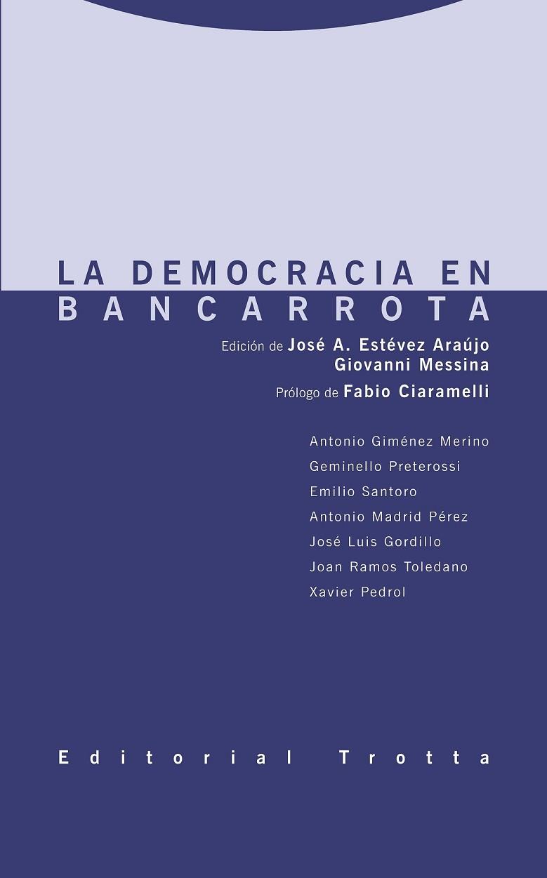 LA DEMOCRACIA EN BANCARROTA | 9788498796018 | AA. VV. | Llibreria Online de Vilafranca del Penedès | Comprar llibres en català