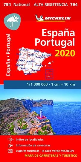 MAPA NATIONAL ESPAÑA - PORTUGAL 2020 "ALTA RESISTENCIA" | 9782067244320 | VARIOS AUTORES | Llibreria Online de Vilafranca del Penedès | Comprar llibres en català