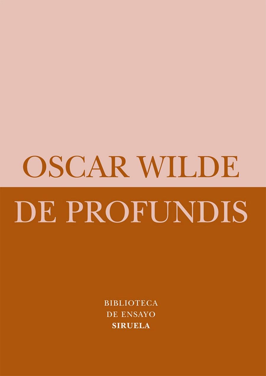 DE PROFUNDIS | 9788498414493 | WILDE, OSCAR | Llibreria Online de Vilafranca del Penedès | Comprar llibres en català