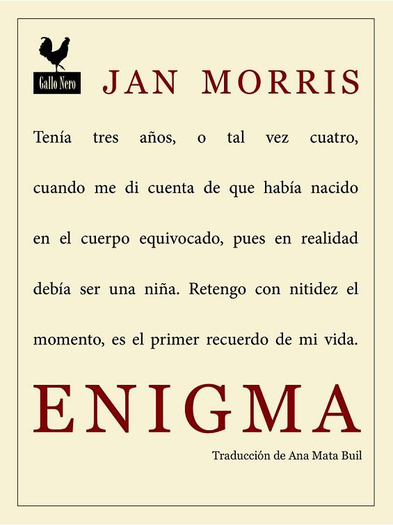 ENIGMA | 9788419168047 | MORRIS, JAN | Llibreria Online de Vilafranca del Penedès | Comprar llibres en català