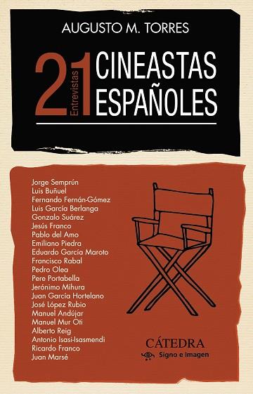 21 CINEASTAS ESPAÑOLES | 9788437644448 | TORRES, AUGUSTO M. | Llibreria Online de Vilafranca del Penedès | Comprar llibres en català