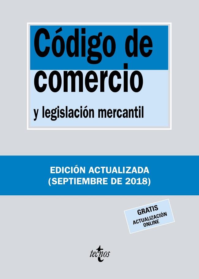 CÓDIGO DE COMERCIO Y LEGISLACIÓN MERCANTIL | 9788430975082 | AA VV | Llibreria Online de Vilafranca del Penedès | Comprar llibres en català
