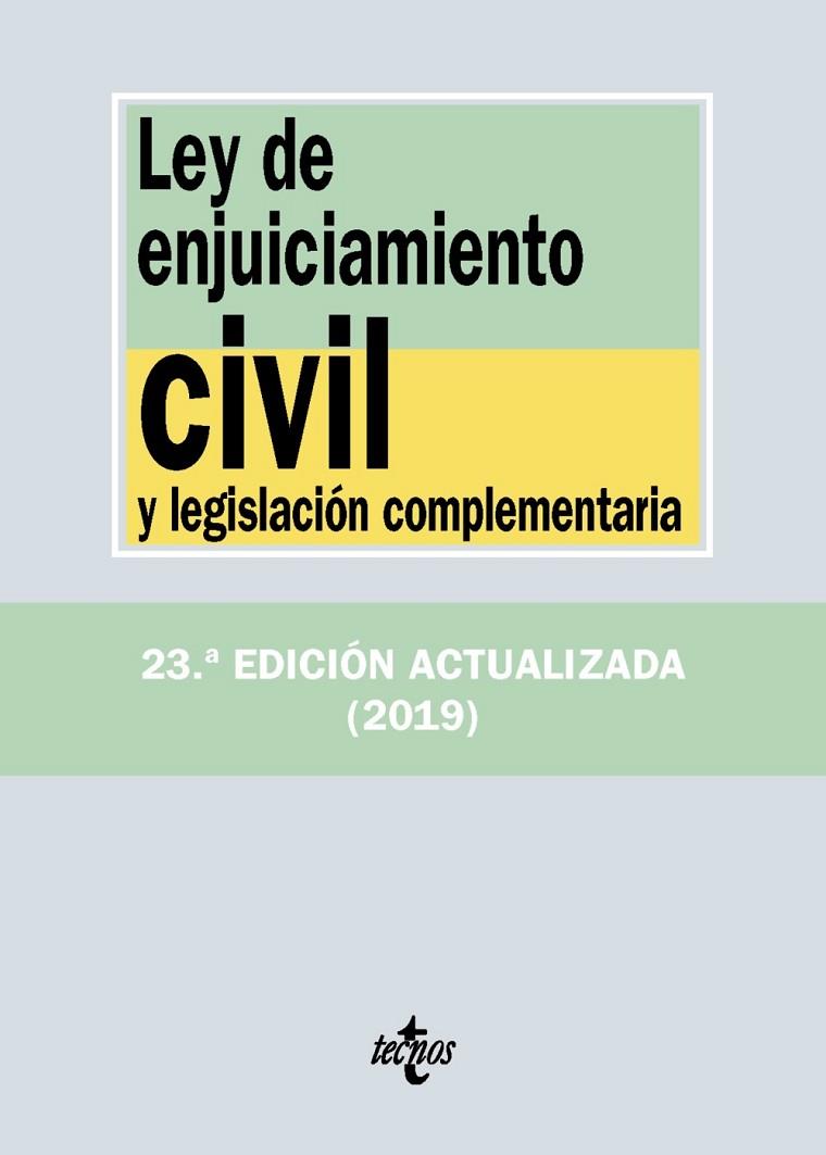 LEY DE ENJUICIAMIENTO CIVIL Y LEGISLACIÓN COMPLEMENTARIA | 9788430977079 | EDITORIAL TECNOS | Llibreria Online de Vilafranca del Penedès | Comprar llibres en català