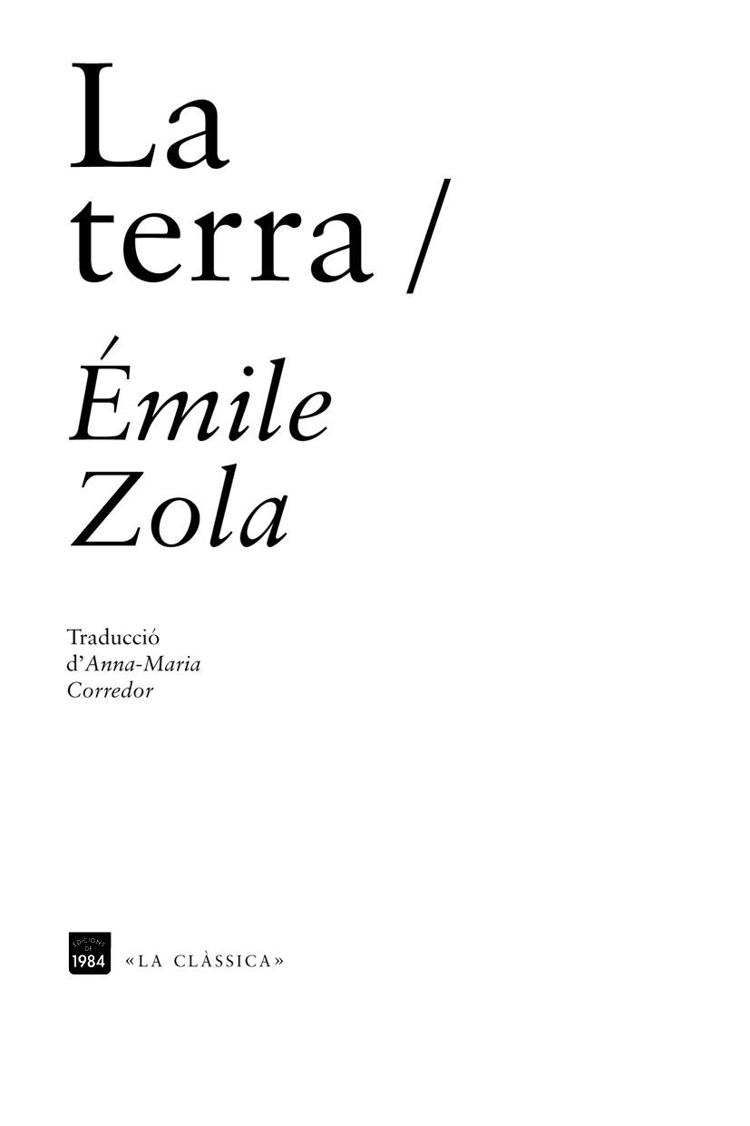 LA TERRA | 9788492440764 | ZOLA, EMILE | Llibreria Online de Vilafranca del Penedès | Comprar llibres en català