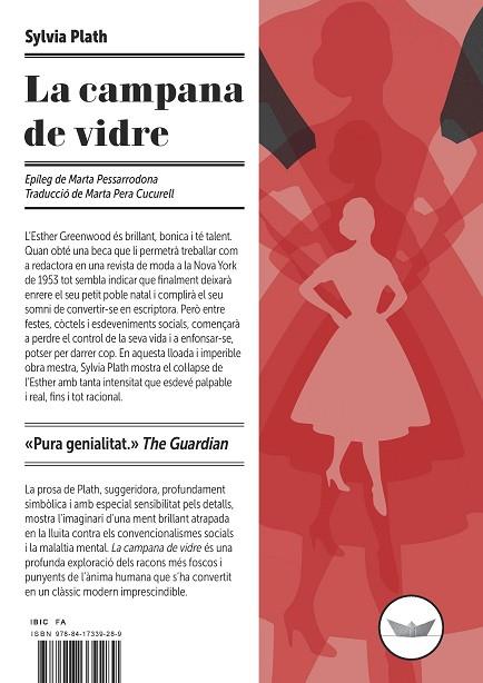 LA CAMPANA DE VIDRE | 9788417339289 | PLATH, SYLVIA | Llibreria Online de Vilafranca del Penedès | Comprar llibres en català