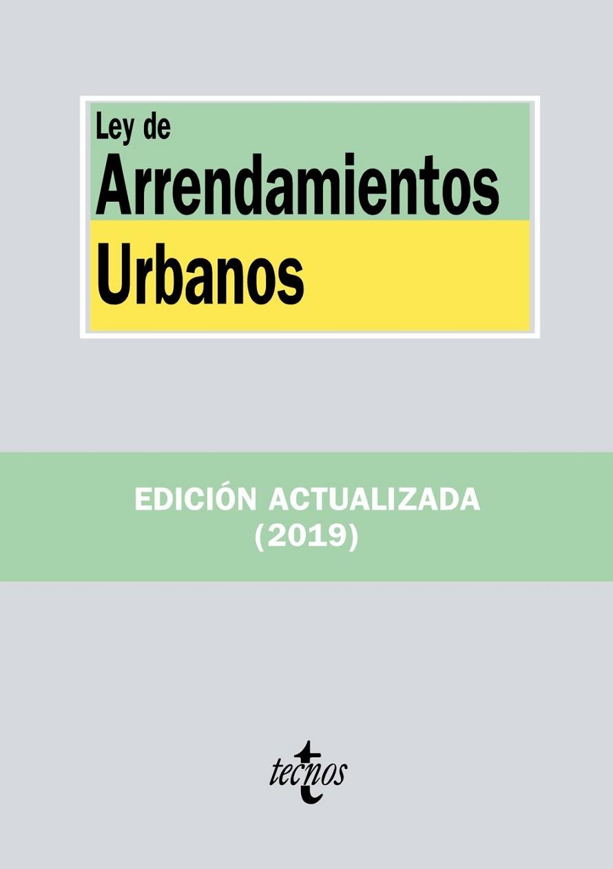 LEY DE ARRENDAMIENTOS URBANOS | 9788430976430 | EDITORIAL TECNOS | Llibreria Online de Vilafranca del Penedès | Comprar llibres en català