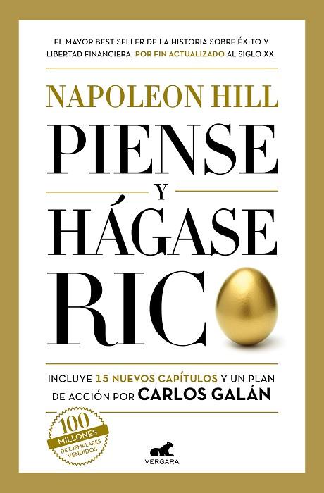 PIENSE Y HÁGASE RICO | 9788418620133 | HILL, NAPOLEON/GALÁN, CARLOS | Llibreria Online de Vilafranca del Penedès | Comprar llibres en català