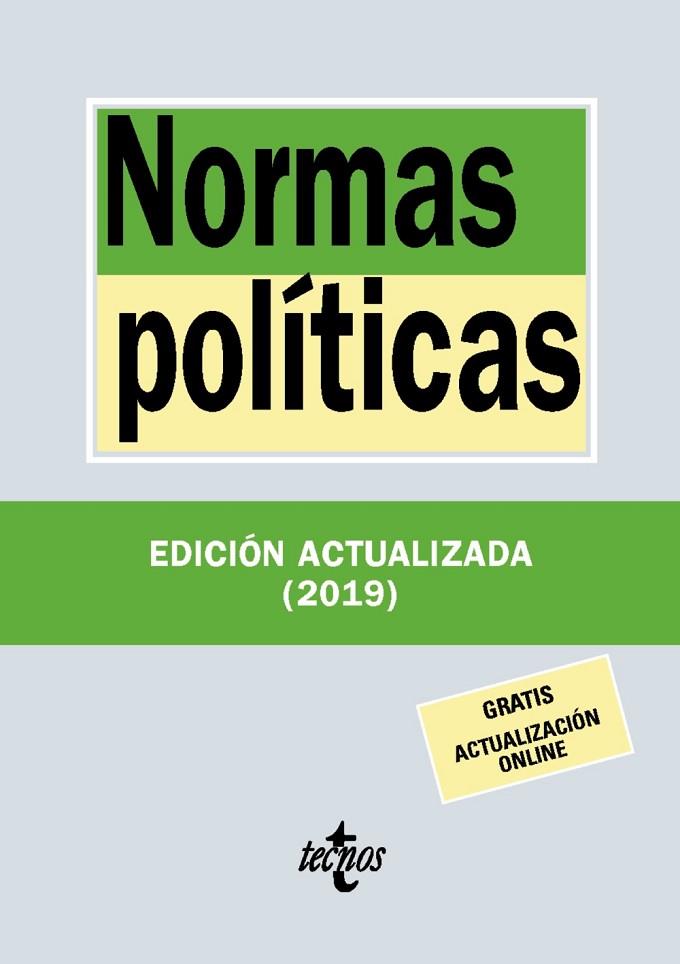 NORMAS POLÍTICAS | 9788430977086 | EDITORIAL TECNOS | Llibreria L'Odissea - Libreria Online de Vilafranca del Penedès - Comprar libros