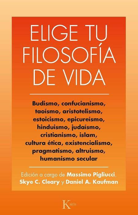 ELIGE TU FILOSOFÍA DE VIDA | 9788499888491 | Llibreria Online de Vilafranca del Penedès | Comprar llibres en català