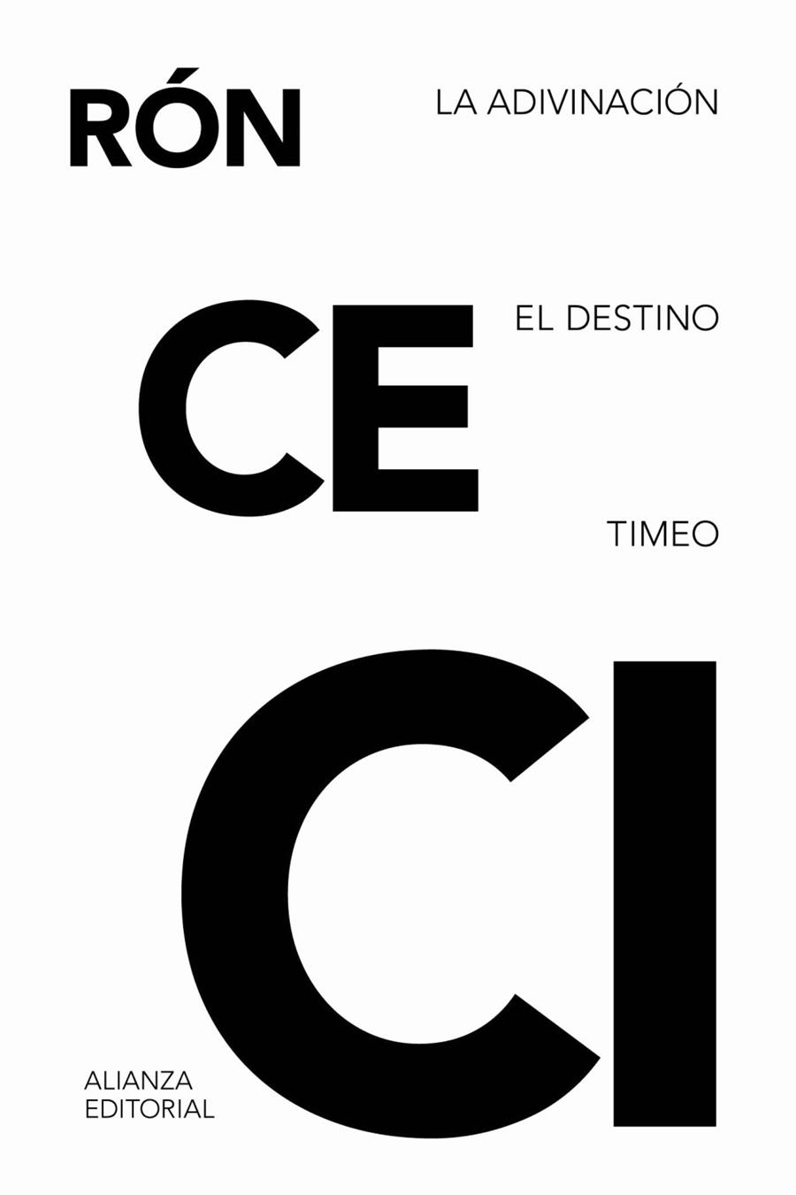 LA ADIVINACIÓN / EL DESTINO / TIMEO | 9788411480963 | CICERÓN | Llibreria Online de Vilafranca del Penedès | Comprar llibres en català
