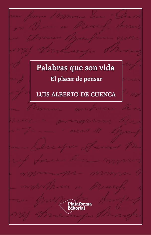 PALABRAS QUE SON VIDA | 9788418285035 | DE CUENCA, LUIS ALBERTO | Llibreria Online de Vilafranca del Penedès | Comprar llibres en català