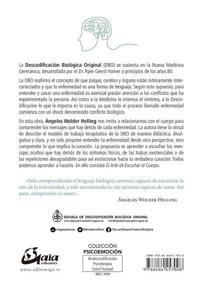 EL ARTE DE ESCUCHAR EL CUERPO | 9788484457008 | WOLDER HELLING, ÁNGELES | Llibreria Online de Vilafranca del Penedès | Comprar llibres en català