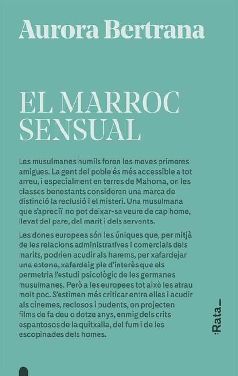 EL MARROC SENSUAL | 9788416738601 | BERTRANA, AURORA | Llibreria Online de Vilafranca del Penedès | Comprar llibres en català