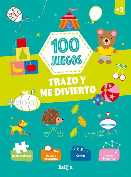 100 JUEGOS  - TRAZO Y ME DIVIERTO +3 | 9789403213002 | BALLON | Llibreria Online de Vilafranca del Penedès | Comprar llibres en català