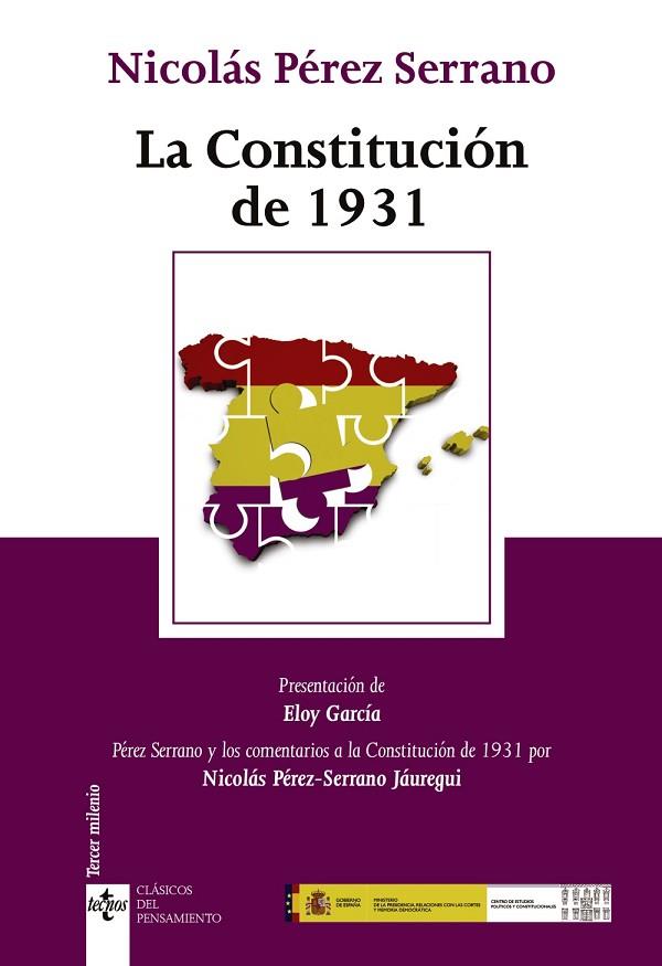 LA CONSTITUCIÓN DE 1931 | 9788430983896 | PÉREZ SERRANO, NICOLÁS | Llibreria Online de Vilafranca del Penedès | Comprar llibres en català