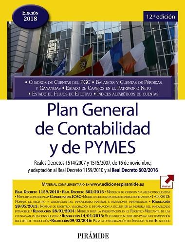 PLAN GENERAL DE CONTABILIDAD Y DE PYMES | 9788436839159 | AA VV | Llibreria Online de Vilafranca del Penedès | Comprar llibres en català
