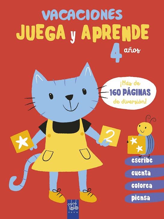 VACACIONES. JUEGA Y APRENDE. 4 AÑOS | 9788408206064 | YOYO | Llibreria Online de Vilafranca del Penedès | Comprar llibres en català