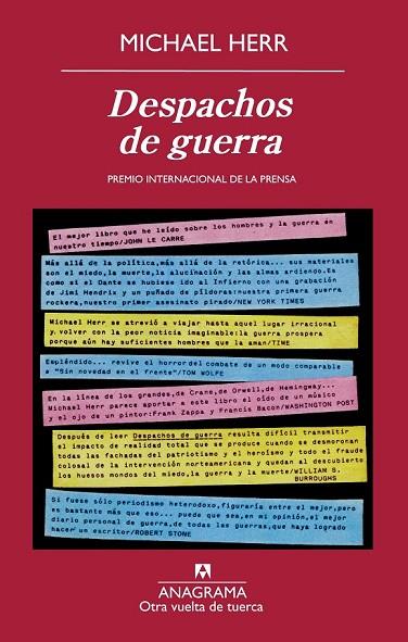 DESPACHOS DE GUERRA | 9788433976208 | HERR, MICHAEL | Llibreria Online de Vilafranca del Penedès | Comprar llibres en català