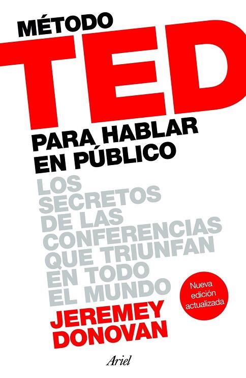 MÉTODO TED PARA HABLAR EN PÚBLICO | 9788434423565 | DONOVAN, JEREMY | Llibreria Online de Vilafranca del Penedès | Comprar llibres en català