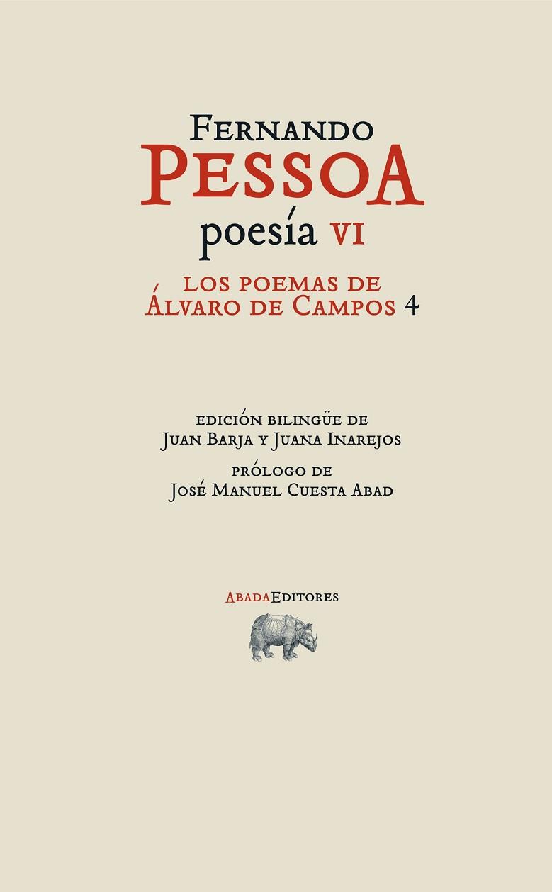 LOS POEMAS DE ÁLVARO DE CAMPOS 4 | 9788415289913 | PESSOA, FERNANDO | Llibreria Online de Vilafranca del Penedès | Comprar llibres en català