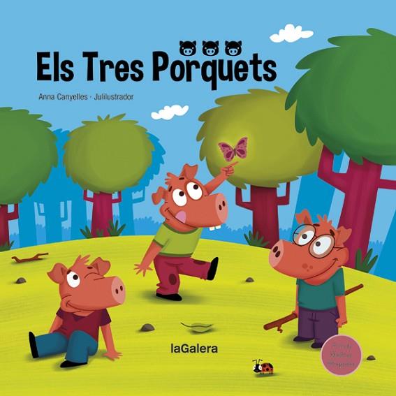 ELS TRES PORQUETS ( LLETRA LLIGADA ) | 9788424669669 | CANYELLES, ANNA | Llibreria Online de Vilafranca del Penedès | Comprar llibres en català