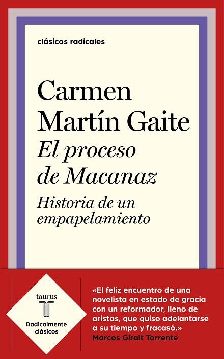 EL PROCESO DE MACANAZ | 9788430622511 | MARTÍN GAITE, CARMEN | Llibreria Online de Vilafranca del Penedès | Comprar llibres en català