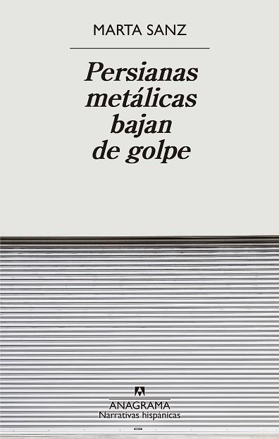 PERSIANAS METÁLICAS BAJAN DE GOLPE | 9788433901897 | SANZ, MARTA | Llibreria Online de Vilafranca del Penedès | Comprar llibres en català