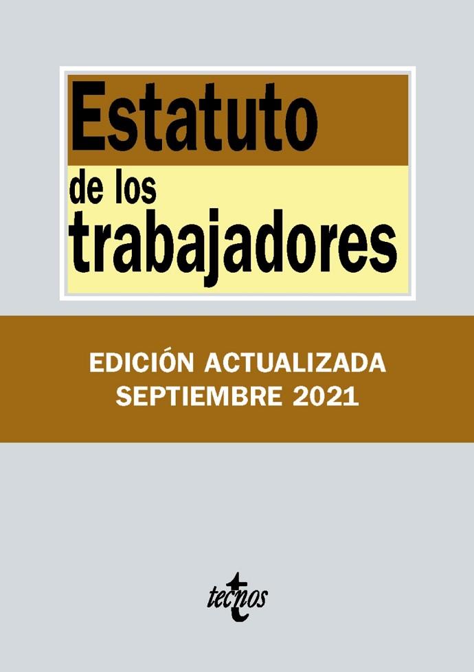 ESTATUTO DE LOS TRABAJADORES | 9788430982776 | EDITORIAL TECNOS | Llibreria Online de Vilafranca del Penedès | Comprar llibres en català