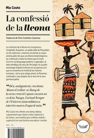 LA CONFESSIÓ DE LA LLEONA | 9788494440922 | COUTO, MIA | Llibreria Online de Vilafranca del Penedès | Comprar llibres en català