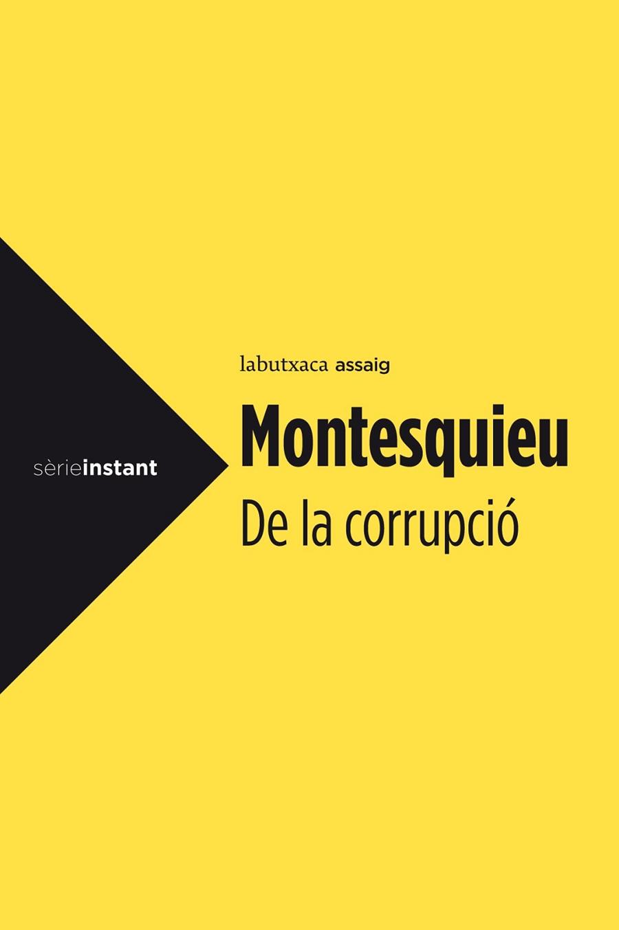 DE LA CORRUPCIÓ | 9788499306988 | MONTESQUIEU | Llibreria Online de Vilafranca del Penedès | Comprar llibres en català