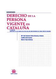 DERECHO DE LA PERSONA VIGENTE | 9788490040331 | AA. VV. | Llibreria Online de Vilafranca del Penedès | Comprar llibres en català