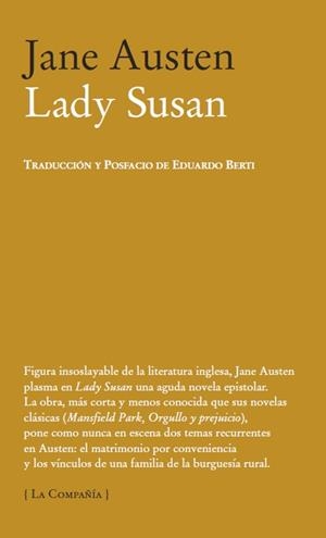 LADY SUSAN | 9788483930687 | AUSTEN, JANE | Llibreria L'Odissea - Libreria Online de Vilafranca del Penedès - Comprar libros