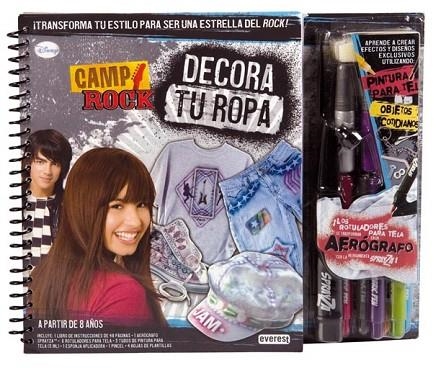 CAMP ROCK DECORA TU ROPA | 9788444164694 | AA.VV | Llibreria L'Odissea - Libreria Online de Vilafranca del Penedès - Comprar libros
