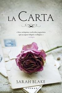 LA CARTA | 9788498678444 | BLAKE, SARAH | Llibreria L'Odissea - Libreria Online de Vilafranca del Penedès - Comprar libros