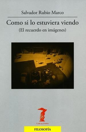 COMO SI LO ESTUVIERA VIENDO EL RECUERDO EN IMAGENES | 9788477749349 | RUBIO MARCO, SALVADOR | Llibreria Online de Vilafranca del Penedès | Comprar llibres en català