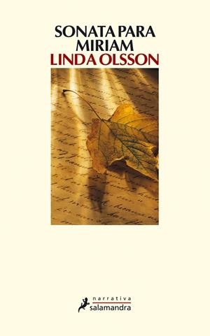SONATA PARA MIRIAM | 9788498383041 | OLSSON, LINDA | Llibreria L'Odissea - Libreria Online de Vilafranca del Penedès - Comprar libros